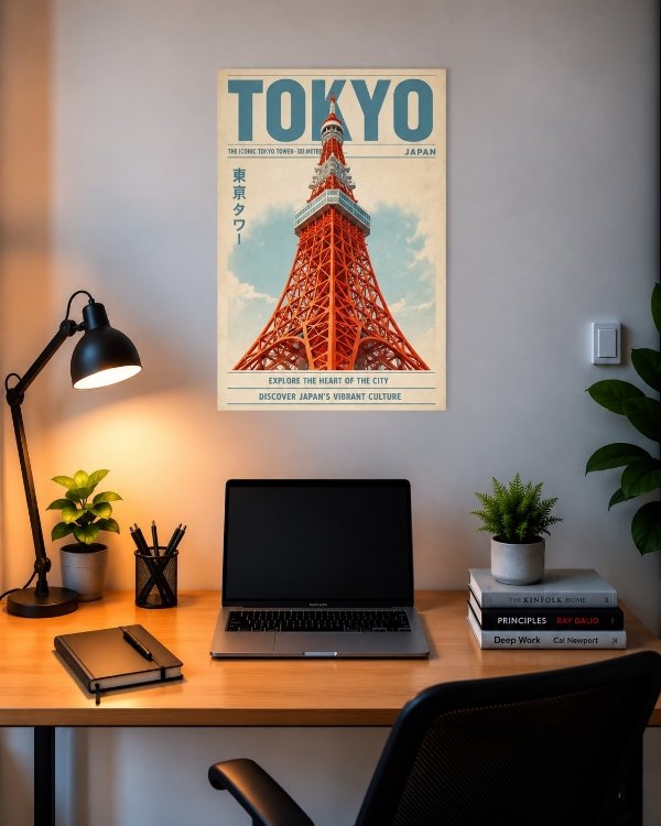 WhatsApp Image 2026-09-04 at 6.25.49 PM (1) Tokyo Tower Japan Travel Poster