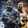 Counter-Strike poster featuring two armed tactical soldiers in combat gear