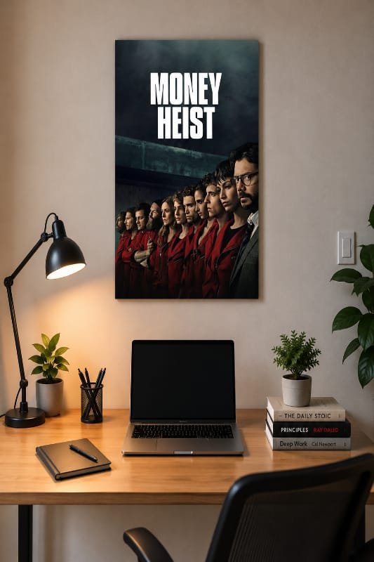 bhsdffj Money Heist Poster